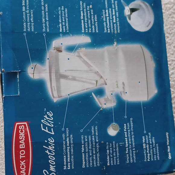 back to basics Kitchen Smoothie Elite Smoothie Maker Blender Poshmark